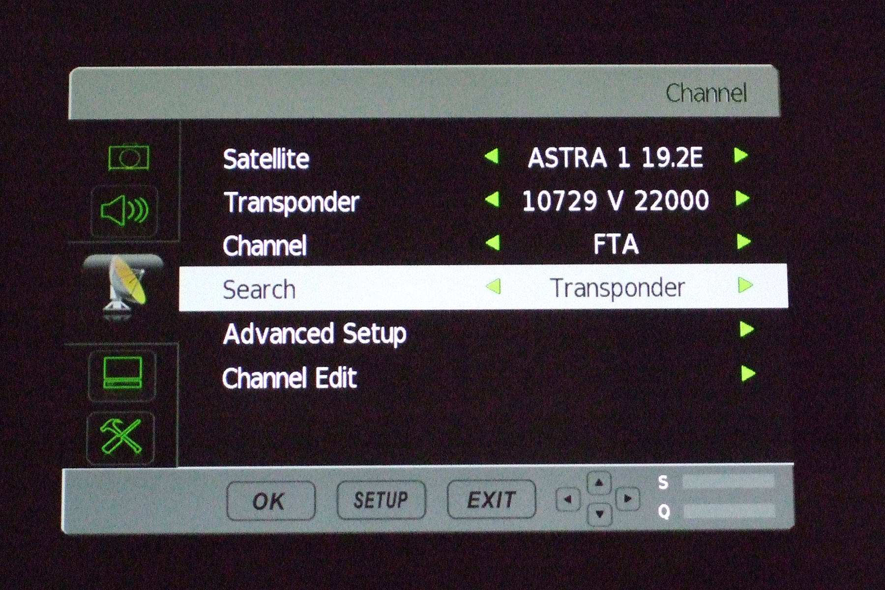Transponder Astra 19.2e